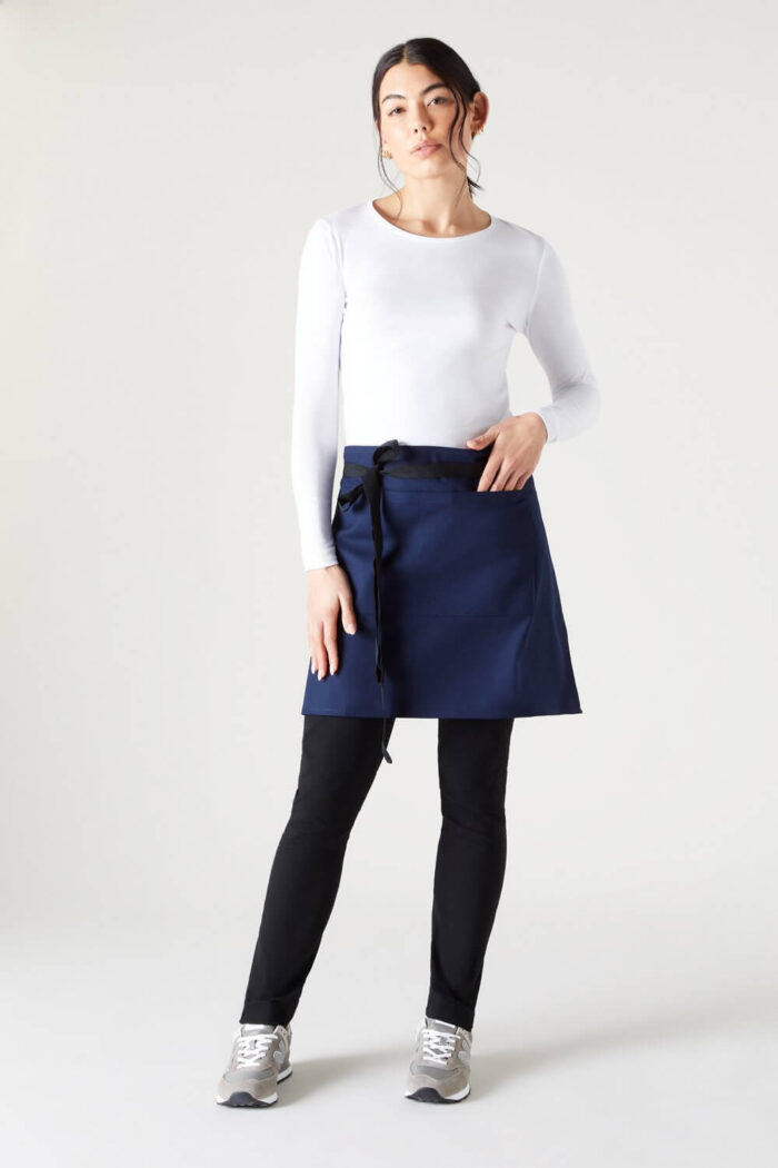 "Canvas Eyelet" lyhyt essu taskuilla - Image 5