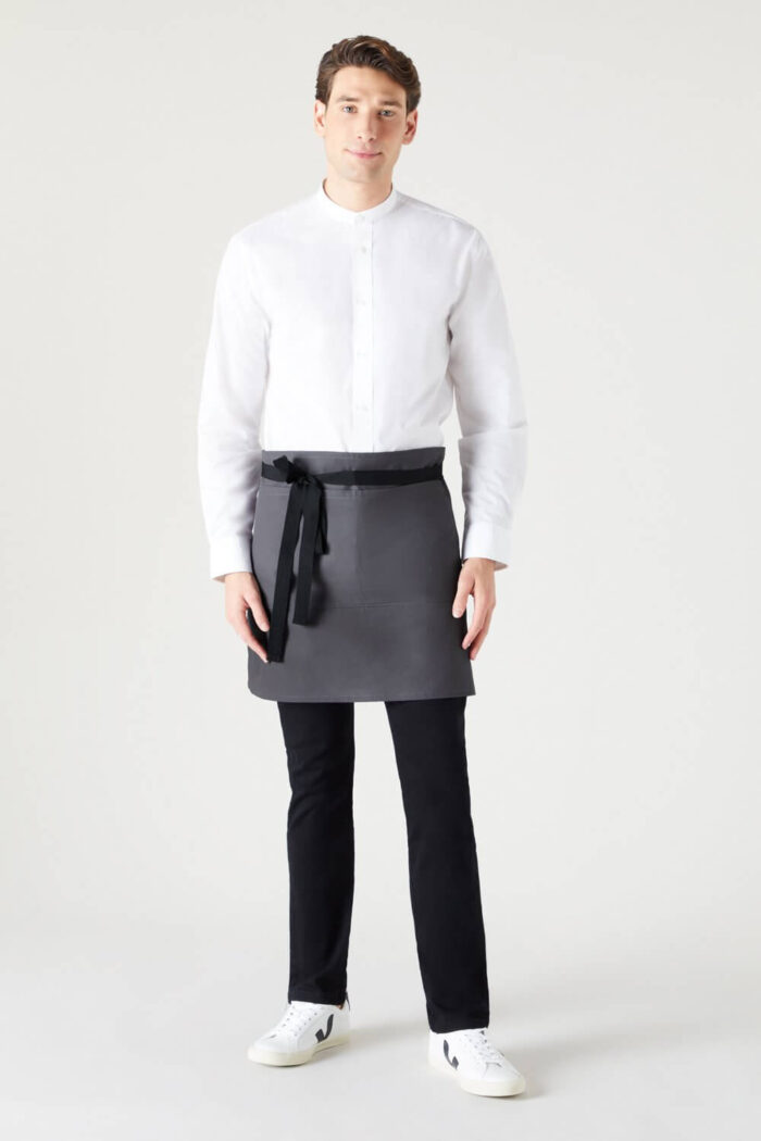 "Canvas Eyelet" lyhyt essu taskuilla - Image 12