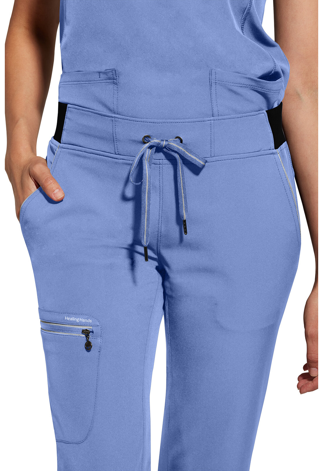 ”Healing Hands”Naisten Nisha joustovyötäröiset hoitohousut - Image 6