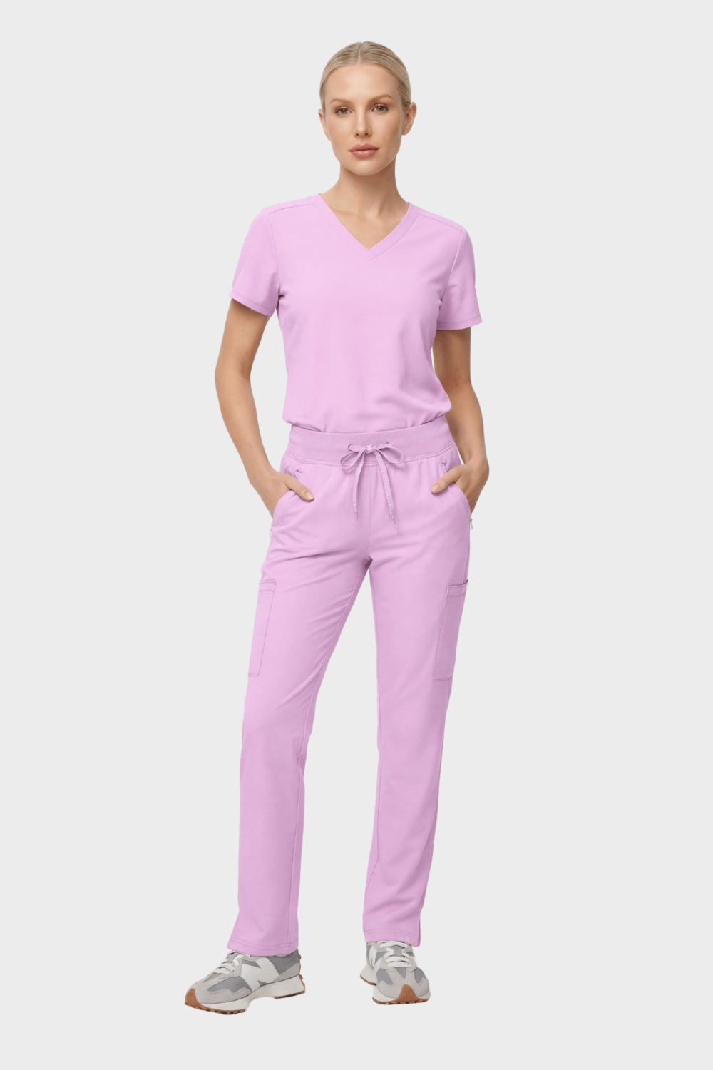 MedCouture, taisna piegriezuma sieviešu medicinas bikses - Image 3