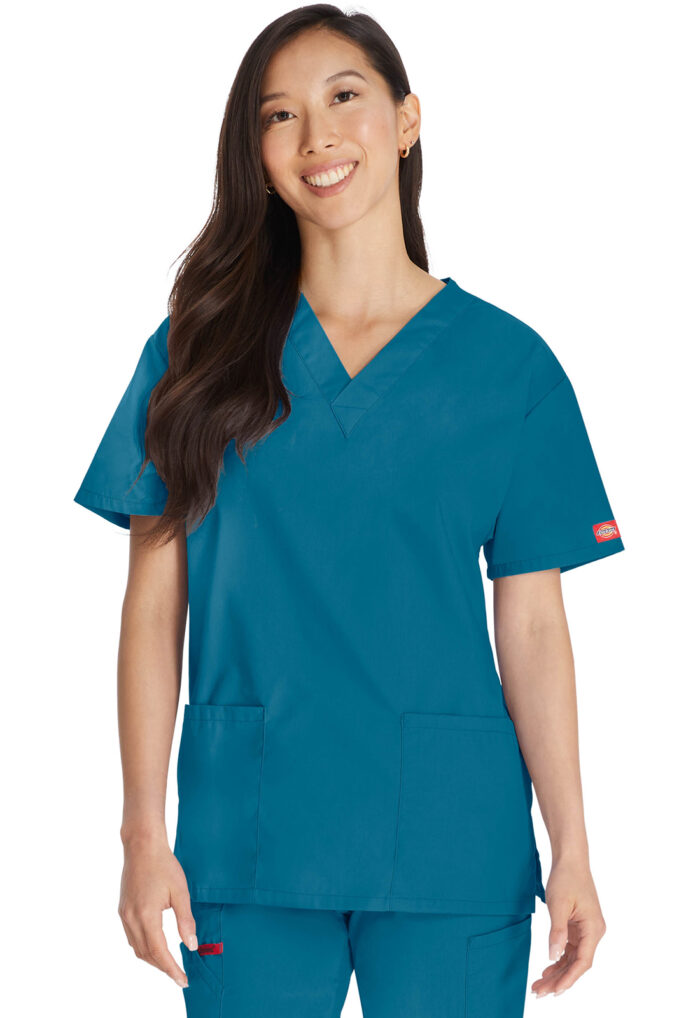 Dickies sieviešu V-veida izgriezuma medicīnas tunika - Image 9