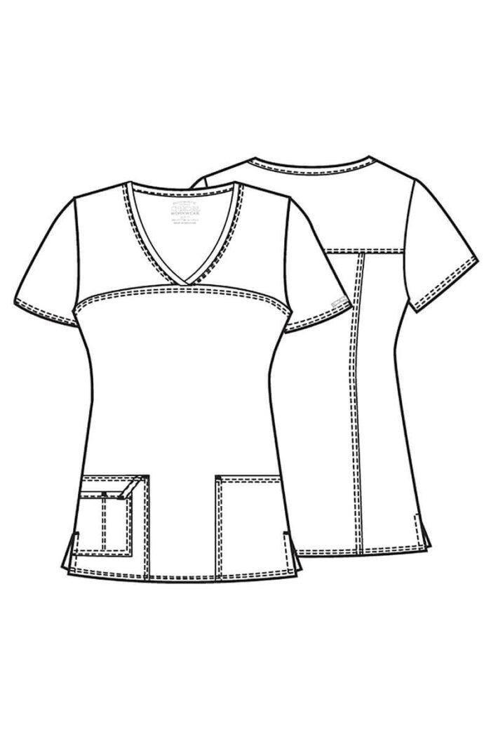 Sieviešu Cherokee Core Stretch medicīnas apģērbu medicīnas komplekts (tops+bikses) - Image 10