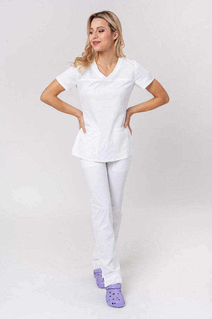Sieviešu Cherokee Core Stretch medicīnas apģērbu medicīnas komplekts (tops+bikses)