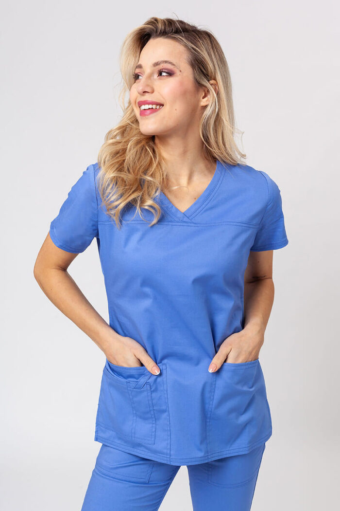 Sieviešu Cherokee Core Stretch medicīnas apģērbu medicīnas komplekts (tops+bikses) - Image 8