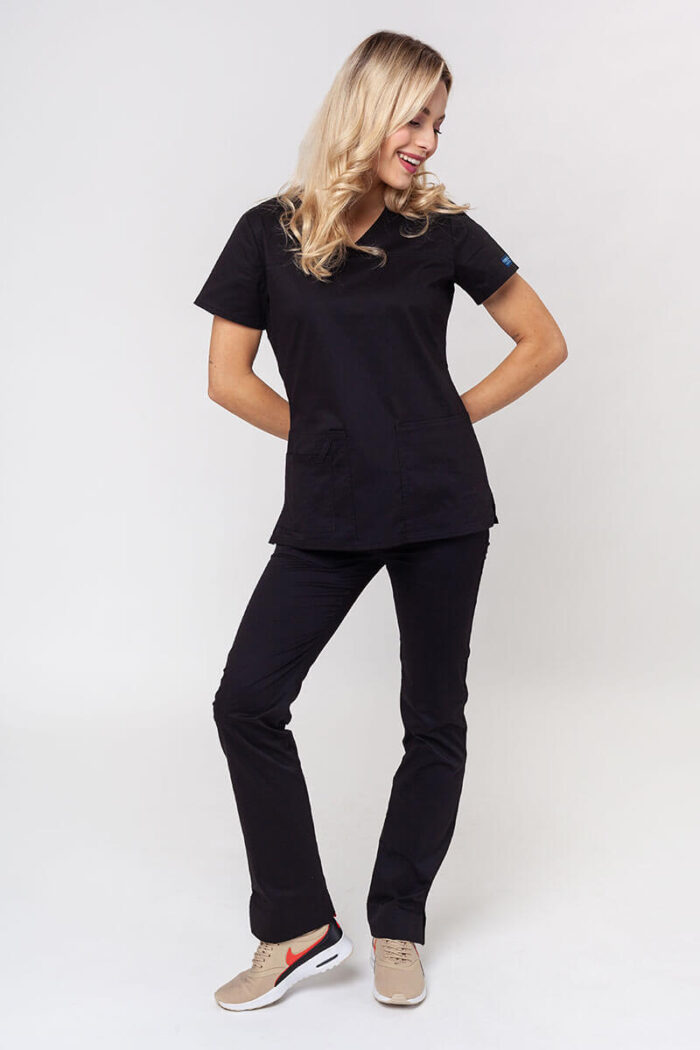 Sieviešu Cherokee Core Stretch medicīnas apģērbu medicīnas komplekts (tops+bikses) - Image 11