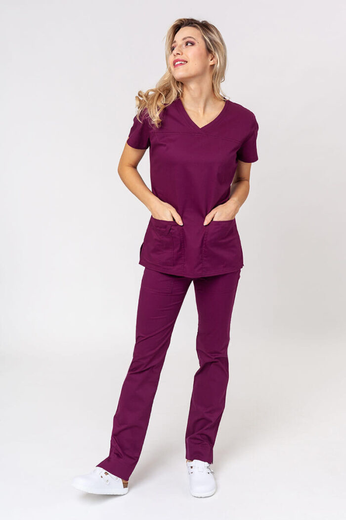 Sieviešu Cherokee Core Stretch medicīnas apģērbu medicīnas komplekts (tops+bikses) - Image 12