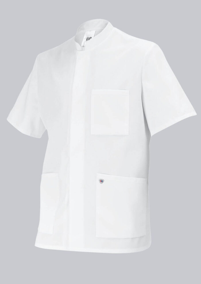 BP® Unisex balta medicīnas tunika - Image 2