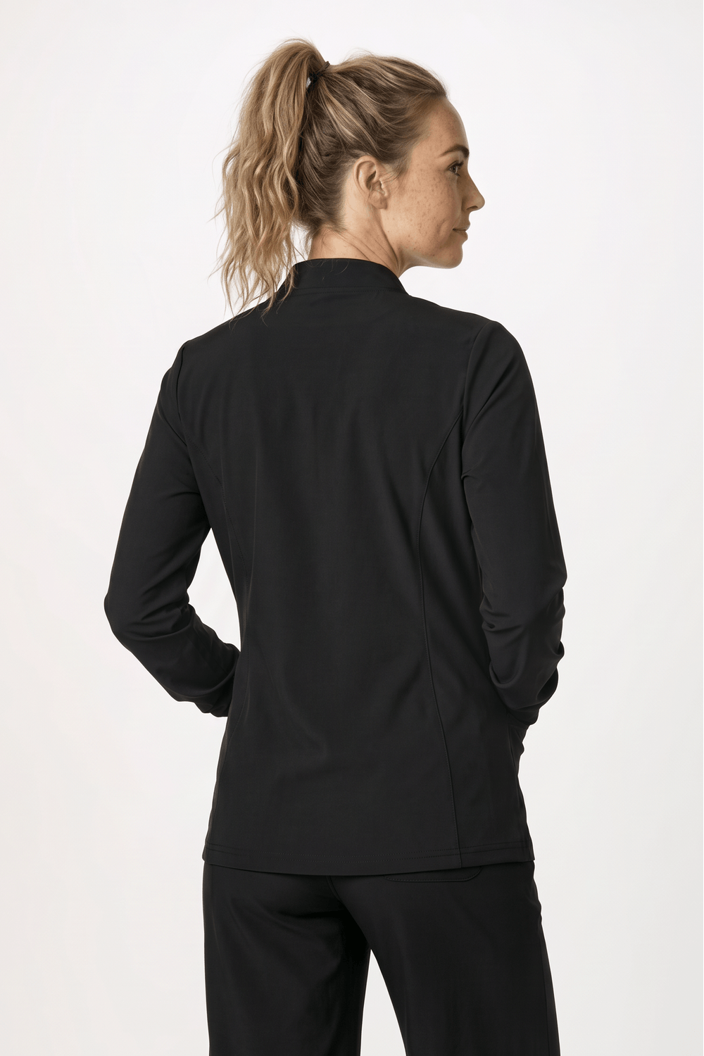 Med Couture sieviešu jaka ar rāvējslēdzēju un 3 kabatām - Image 4