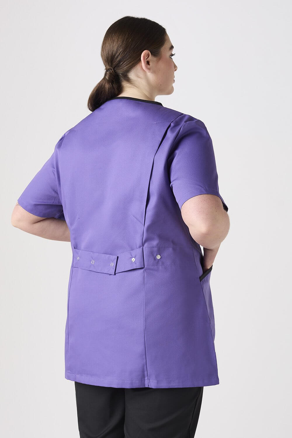 Ladies Pull On Tunic with Coloured Trim - Image 7