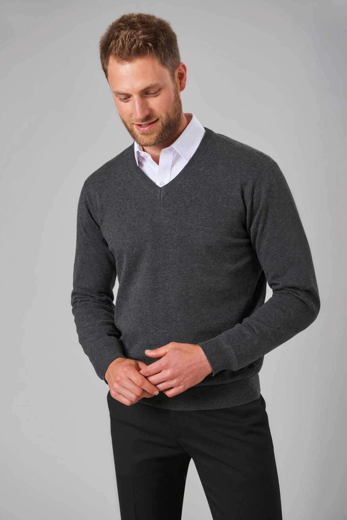 V neck mens outlet jumper