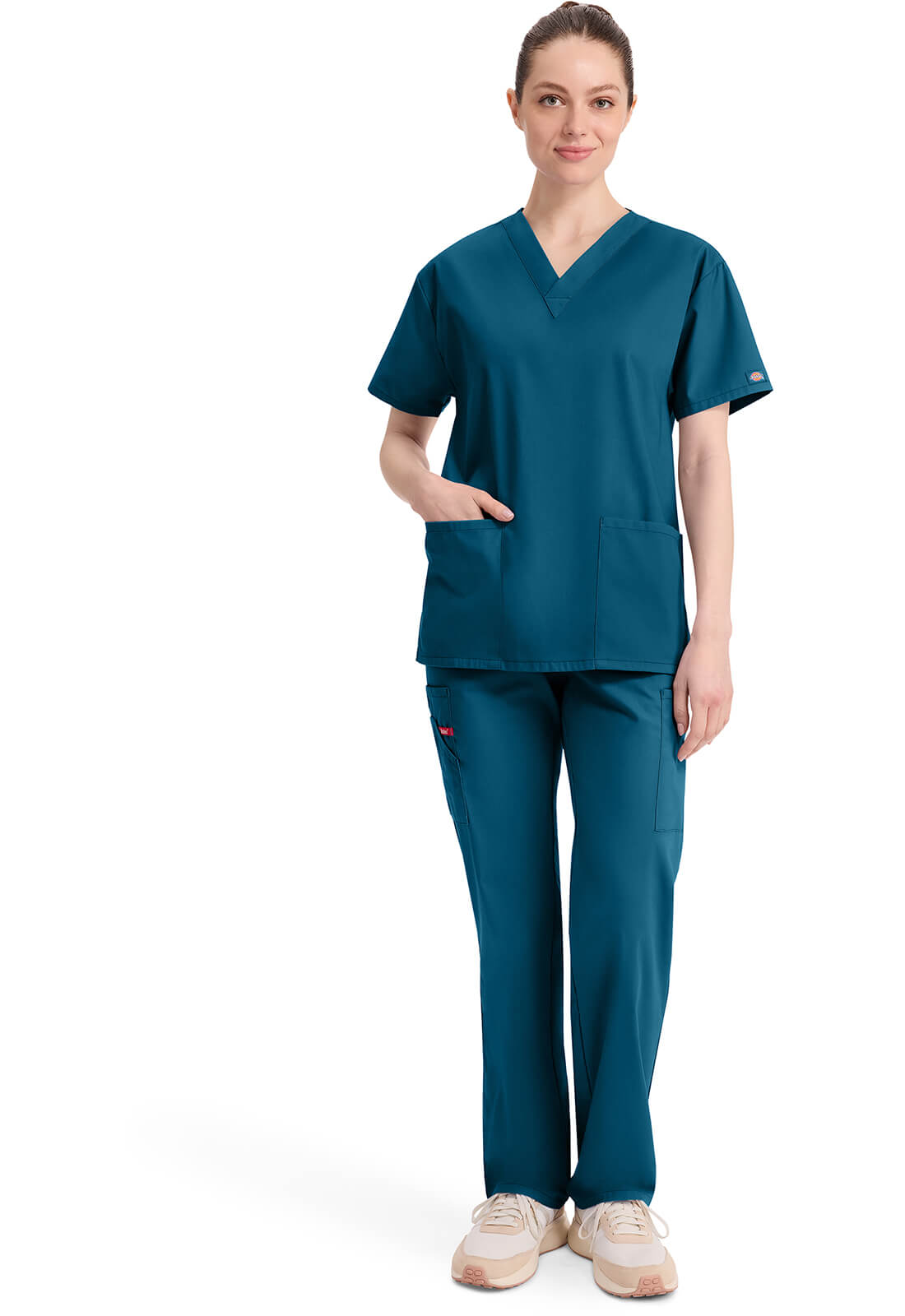 Dickies naiste V-kaelusega tuunika - Image 23