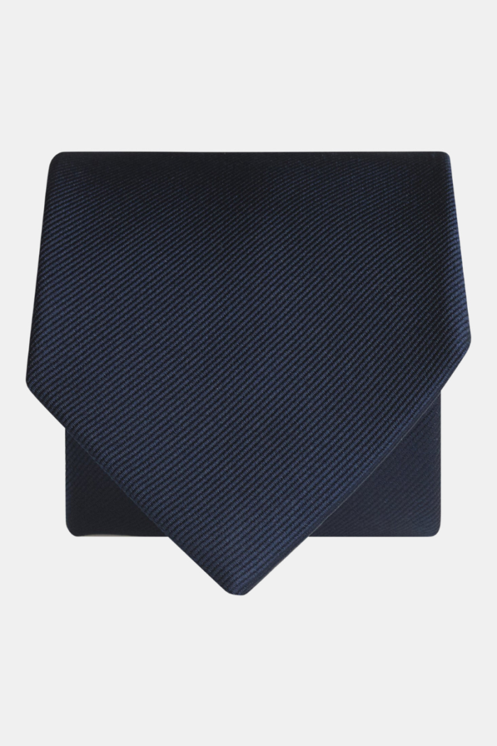 Navy 100% Silk Tie