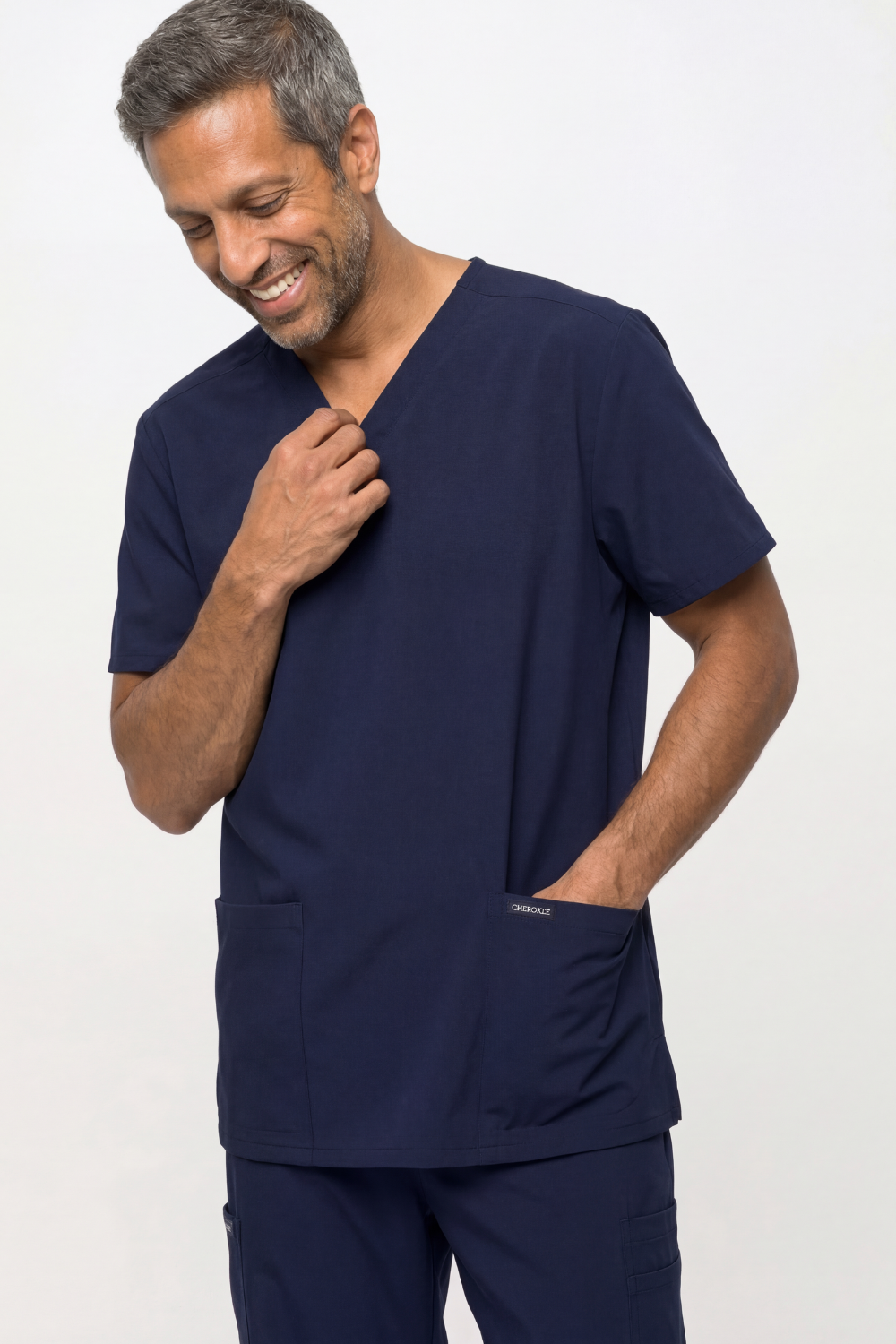 Unisex Cherokee Ultra Scrub Top for Medical Professionals. - Image 9